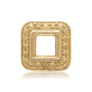 Square Halo Slide Pendant in 14K Gold (4.00 mm - 10.00 mm)