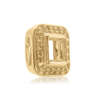 Square Halo Slide Pendant in 14K Gold (4.00 mm - 10.00 mm)