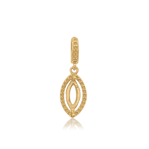 Marquise Cluster Pendant in 14K Gold (6.00 x 3.50 mm - 12.00 x 6.00 mm)