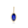 Marquise Cluster Pendant in 14K Gold (8.00 x 4.00 mm - 12.00 x 6.00 mm)