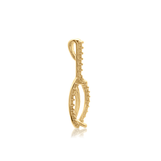 Marquise Cluster Pendant in 14K Gold (8.00 x 4.00 mm - 12.00 x 6.00 mm)