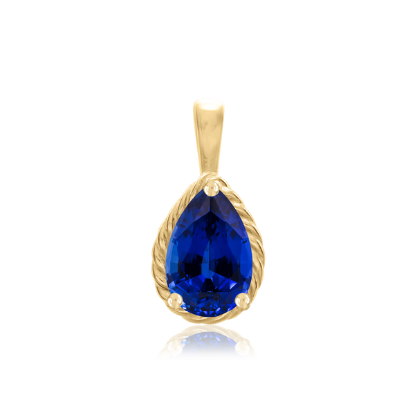 Pear Shape Fancy Pendant in 14K Gold (6.00 x 4.00 mm - 12.00 x 8.00 mm)