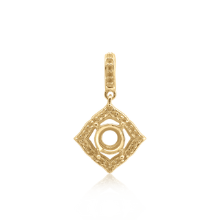 Round Pendant in 14K Gold (5.20 mm - 8.00 mm)