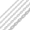 Bulk / Spooled Machine Rope Chain in Sterling Silver (1.60 mm - 3.50 mm)