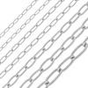 Bulk / Spooled Medium Elongated Cable Chain in Sterling Silver (1.60 mm - 5.40 mm)