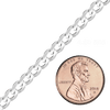 Bulk / Spooled Classic Curb Chain in Sterling Silver (1.00 mm - 11.00 mm)