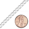 Bulk / Spooled Classic Curb Chain in Sterling Silver (1.00 mm - 11.00 mm)