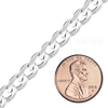 Bulk / Spooled Classic Curb Chain in Sterling Silver (1.00 mm - 11.00 mm)