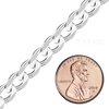 Bulk / Spooled Classic Curb Chain in Sterling Silver (0.90 mm - 10.30 mm)