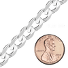 Bulk / Spooled Classic Curb Chain in Sterling Silver (0.90 mm - 10.30 mm)