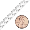 Bulk / Spooled Classic Curb Chain in Sterling Silver (0.90 mm - 10.30 mm)