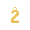 Basic Number Pendants (15 mm)