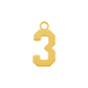 Basic Number Pendants (15 mm)