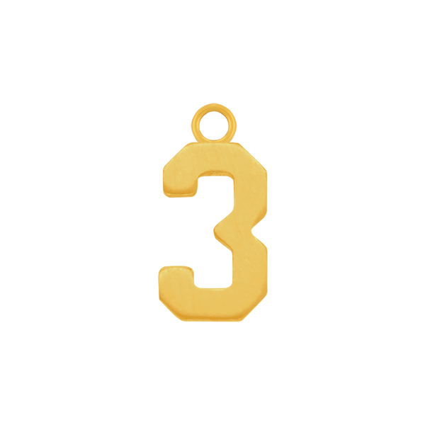 Basic Number Pendants (15 mm)
