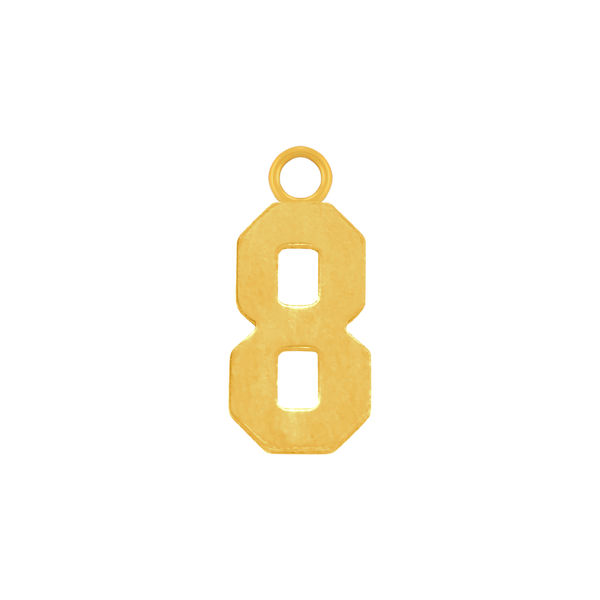 Basic Number Pendants (15 mm)