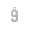 Basic Number Pendants (15 mm)