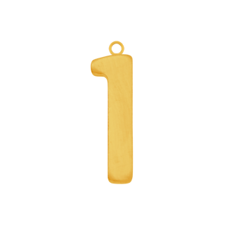 Basic Number Pendants (25 mm)