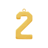 Basic Number Pendants (25 mm)