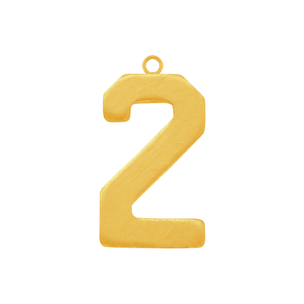 Basic Number Pendants (25 mm)