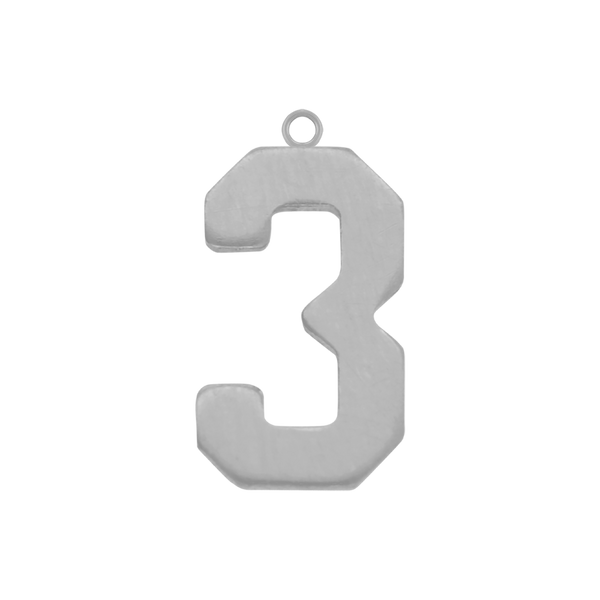 Basic Number Pendants (25 mm)