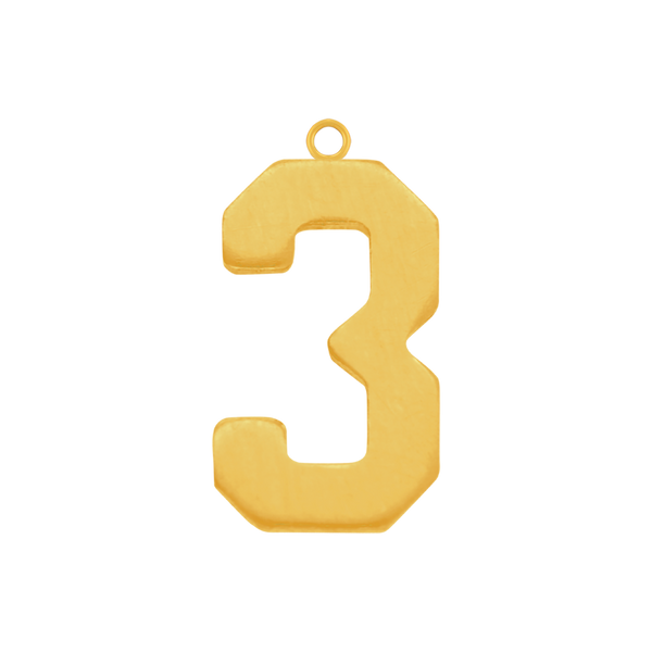 Basic Number Pendants (25 mm)