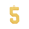 Basic Number Pendants (25 mm)