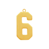Basic Number Pendants (25 mm)