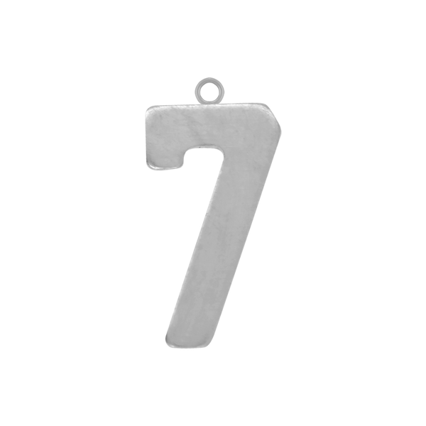 Basic Number Pendants (25 mm)