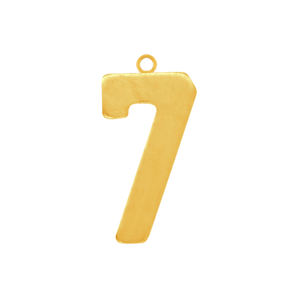 Basic Number Pendants (25 mm)