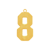 Basic Number Pendants (25 mm)