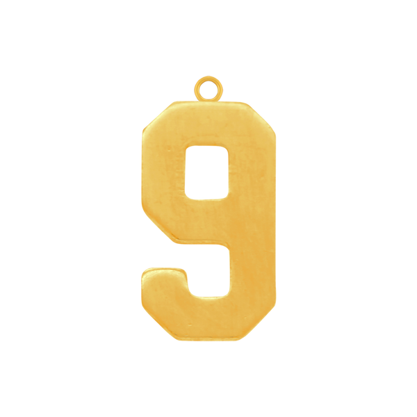 Basic Number Pendants (25 mm)