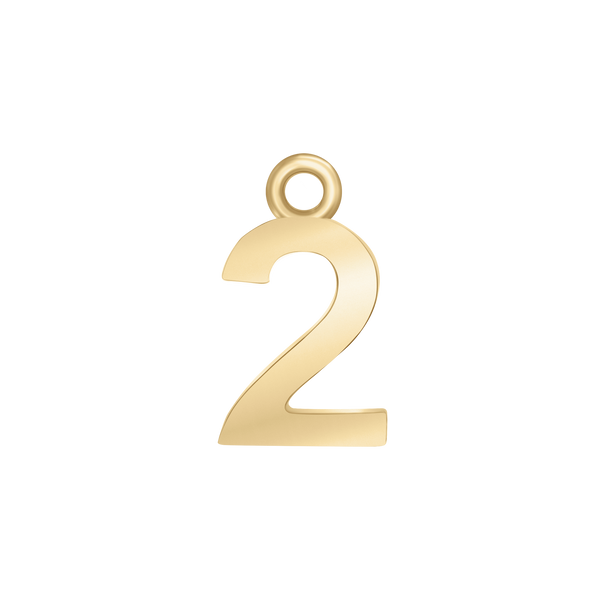 Classic Number Pendants (12.5 mm)