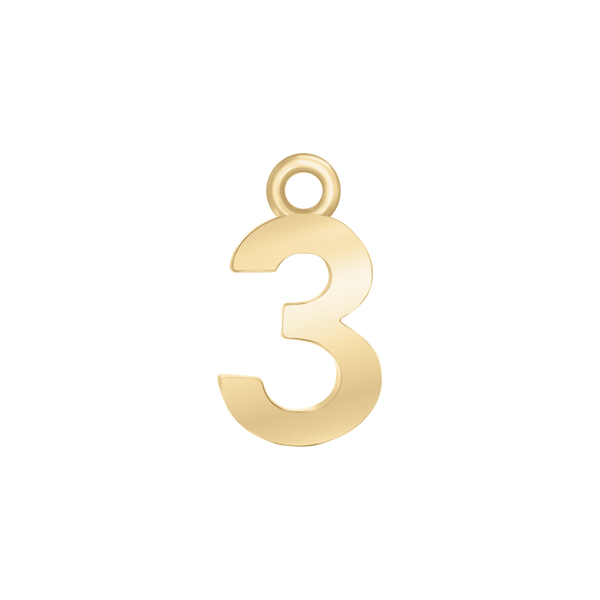Classic Number Pendants (12.5 mm)
