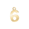 Classic Number Pendants (15 mm)