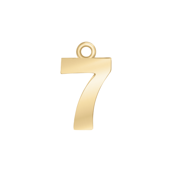 Classic Number Pendants (15 mm)