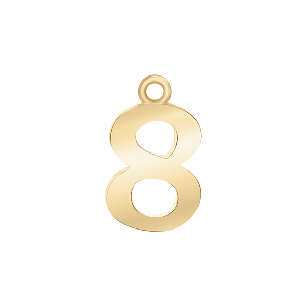 Classic Number Pendants (15 mm)