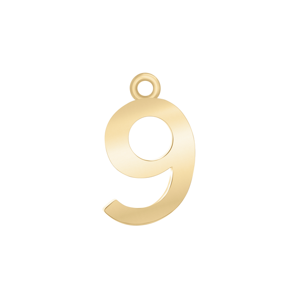Classic Number Pendants (15 mm)