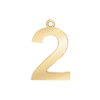 Classic Number Pendants (25 mm)