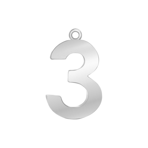 Classic Number Pendants (25 mm)
