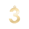 Classic Number Pendants (25 mm)