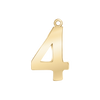 Classic Number Pendants (25 mm)