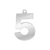 Classic Number Pendants (25 mm)