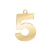 Classic Number Pendants (25 mm)
