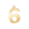 Classic Number Pendants (25 mm)
