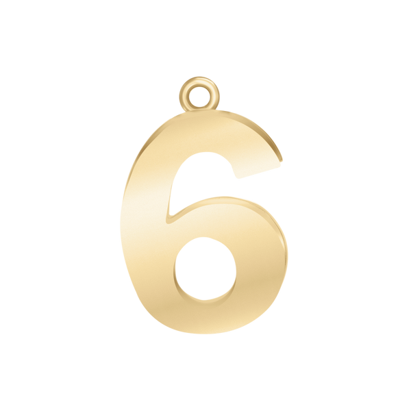 Classic Number Pendants (25 mm)