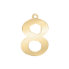 Classic Number Pendants (25 mm)