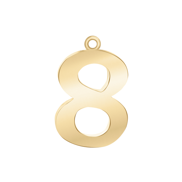 Classic Number Pendants (25 mm)