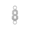 Basic Numbers with 2 Jump Rings (5.3 mm)