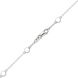 Finished Diamond by the Yard Cable Bracelet in 14K White Gold (No Stones)