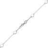 Finished Diamond by the Yard Cable Bracelet in 14K White Gold (No Stones)
